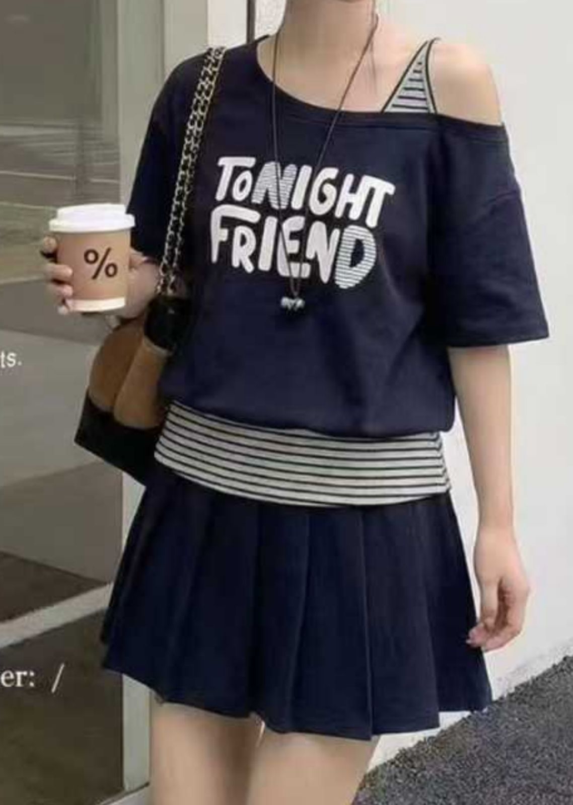 Korean Skater Skirt Set