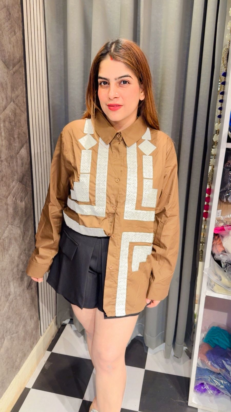 Beautiful Embroidery Shirt LC32