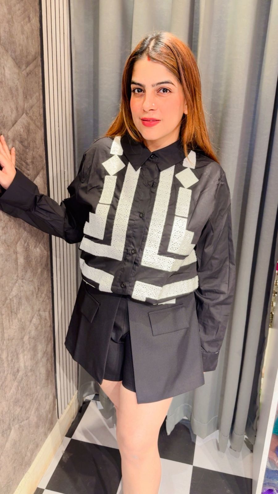 Beautiful Embroidery Shirt LC32