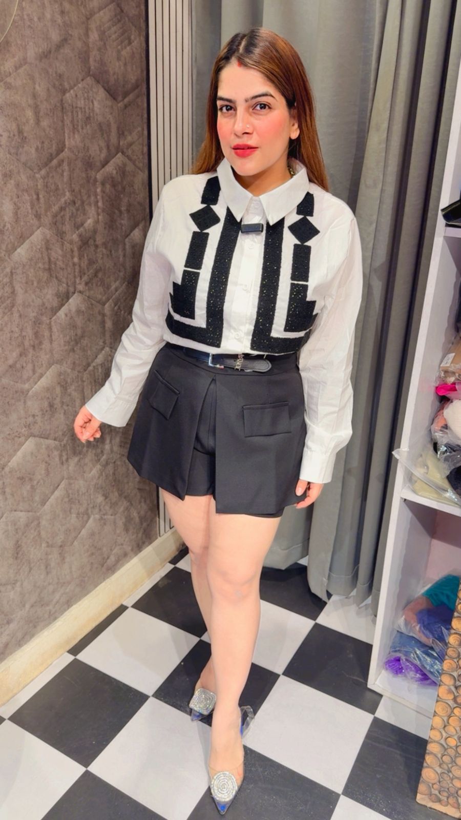 Beautiful Embroidery Shirt LC32