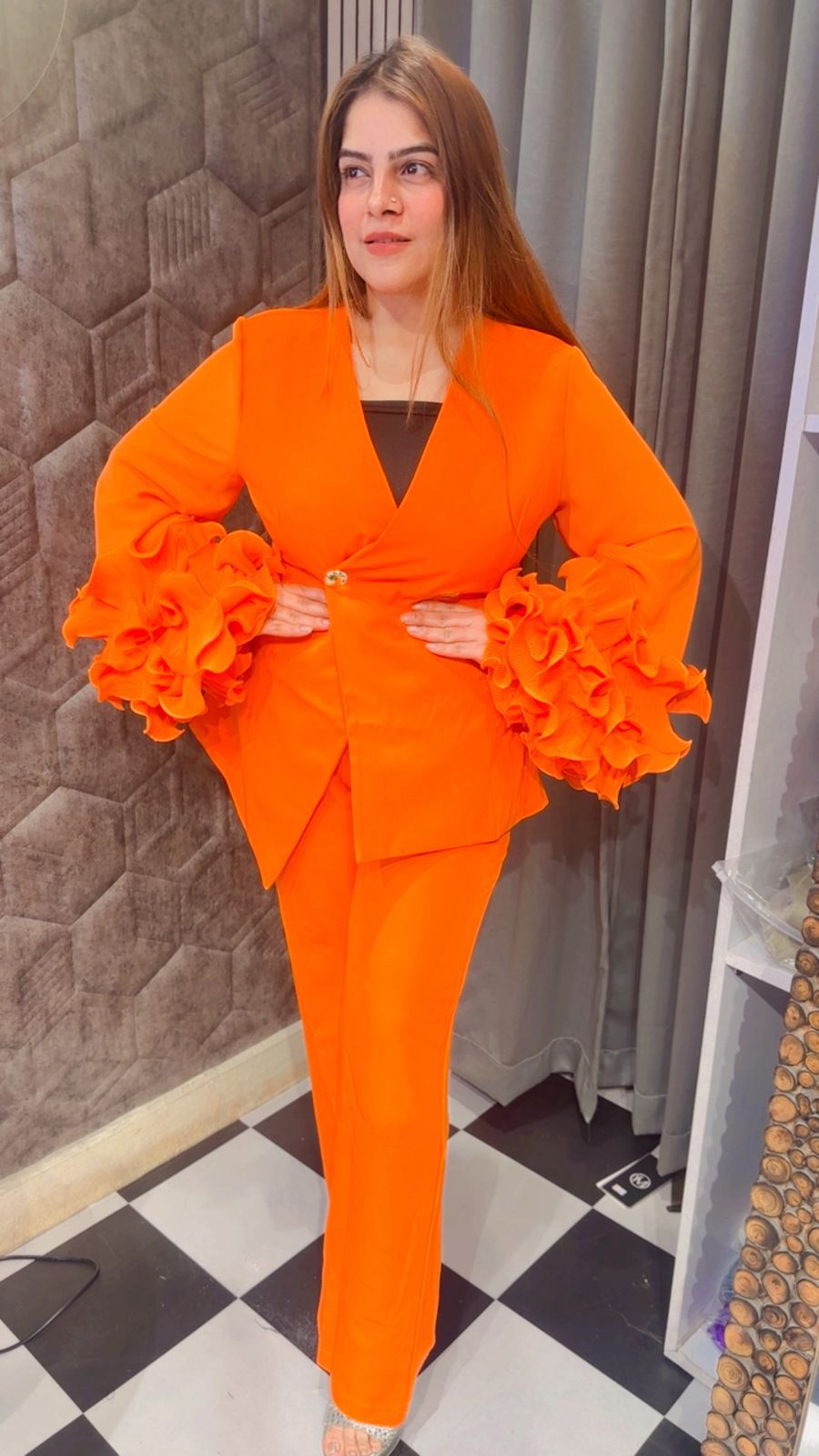 Frill Sleeves Coord-set LC41