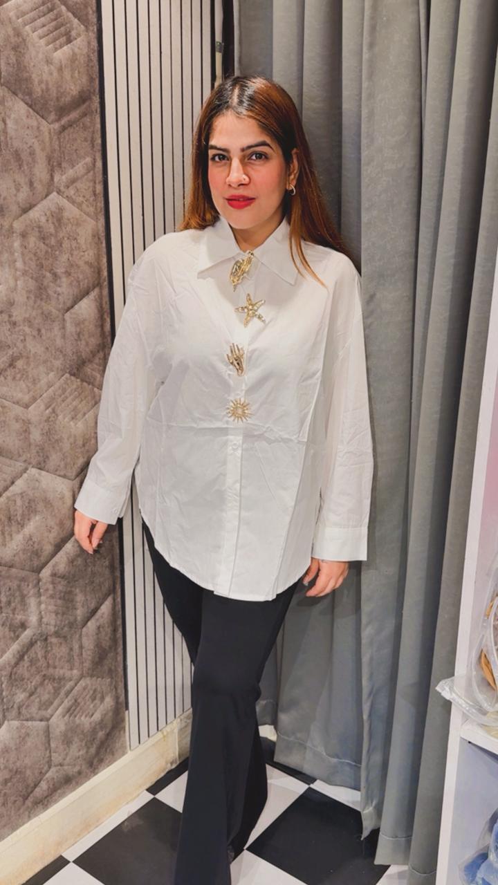 Beautiful Detachable Button Shirts  LC57