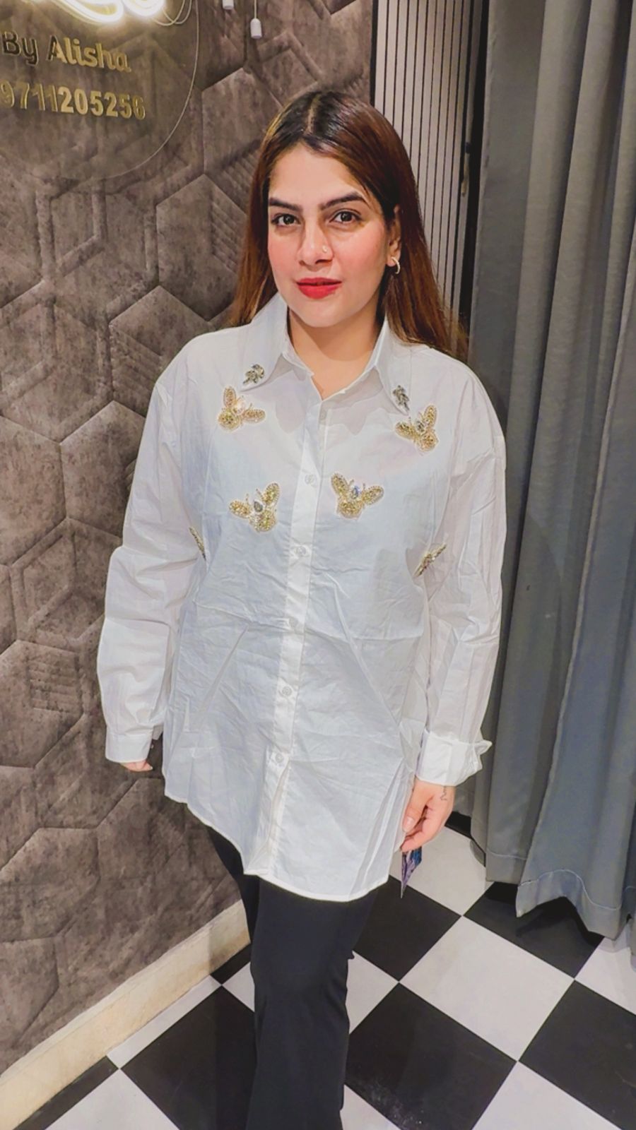Rhinestone Honeybee Premium Shirts LC58