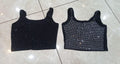 Rhinestone Crop Top LC64
