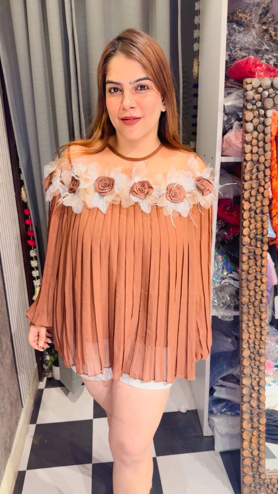 Stunning 3D Flower Work Top LC146