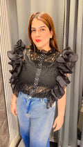 Stunning Frill Top LC154